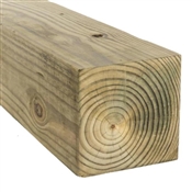 6x6-10' (Actual: 5-1/2"x5-1/2") #2 Ground Contact Treated Pine