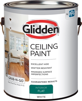 Shop Interior Flat Ceiling Paint Whte 1 Gallon At Mccoy S