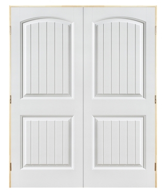 Shop 3068 Cheyenne Smooth 2 Panel Prehung Double Door At Mccoy S